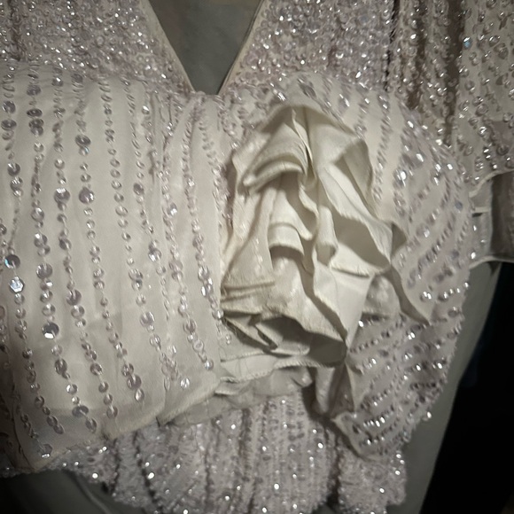 ASOS SEQUINED WEDDING GOWN size 20 - Picture 11 of 15